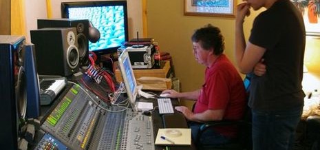 In the Studio – Listening Back to Drum Recording